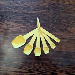 Vintage Tupperware Measuring Spoons- Complete